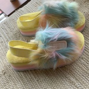Brand new colourful pastel Ugg slippers in size 8